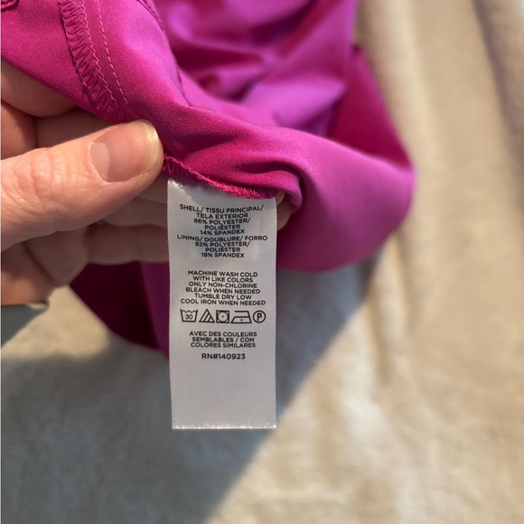 Lou & Grey Sleeveless Midi Dress in Magenta size small - Picture 6 of 6